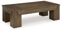 With its sleek silhouette and timeless color, this coffee table appeals to lovers of casual contemporary style. Its architectural geometry and chunky silhouette uniquely blend beauty and practicality. Combining elements of fashion and function, the lift-t