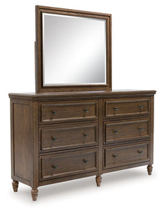 Traditional style doesnâ€™t have to be stuffy. It can feel warm, inviting and beautifully in the moment. Case in point: this dresser and mirror set. Merging a thick profiled top and simple bead moulding with a relaxed sensibility, the piece has an allure 