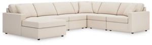 Looking cool and contemporary is great. But when it comes down to it, youâ€™re all about low-maintenance lounging. With the performance fabric on this sectional with chaise, cleaning spills is a breeze. And its customizable modular design caters to your e