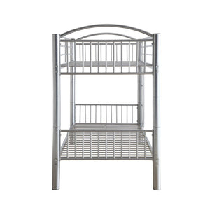 Cayelynn - Twin Over Twin Bunk Bed - Silver