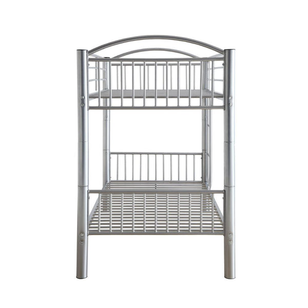 Cayelynn - Twin Over Twin Bunk Bed - Silver