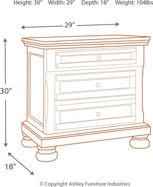  King Panel Bed with 2 Storage Drawers