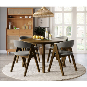 Keiki - Side Chair (Set-2) - Walnut