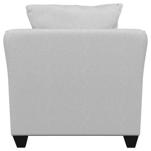Salizar - Upholstered Flared Arm Accent Chair - Sand
