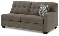 This right-arm facing sofa is made with polyester upholstery. Pairs with other items in the series to make a sectional.<br><br><b>Additional Dimensions</b><br><ul><li>Arm height: 25-"</li><li>Seat depth: 22-"</li><li>Seat height: 20-"</li><li>Top of cushi