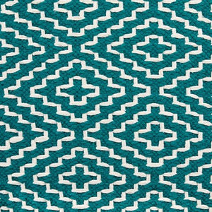 Brynnsen - Teal / Ivory - Pouf