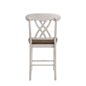 Box Seat Wooden Backrest: Overlapping -"XX-" Design