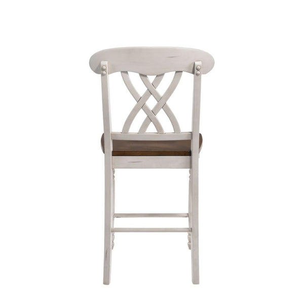  Box Seat Wooden Backrest: Overlapping -"XX-" Design