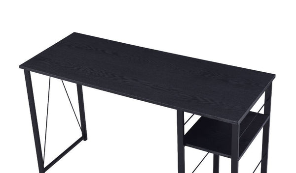 clear and strong accessories. The distressed wood furniture piece pairs with black metal framing for aesthetic balance and gives a rustic industrial look. It includes two open shelves for additional storage space an