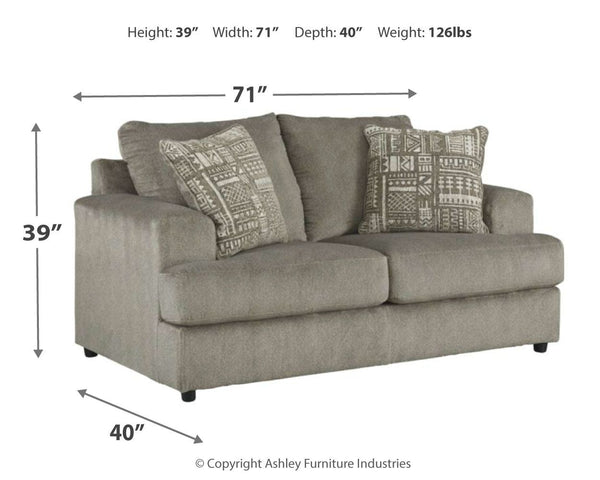 Soletren - Ash - Loveseat