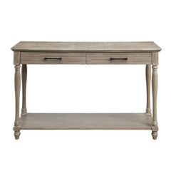 Give your living room an instant makeover with the Ariolo sofa table. It is a beautiful traditional table that will never go out of style. Its wooden frame and turned legs are a great design feature that adds a touch of elegance to this classic style. Wit