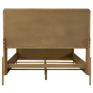 Arini - Rattan California King Panel Bed - Sand Wash And Natural