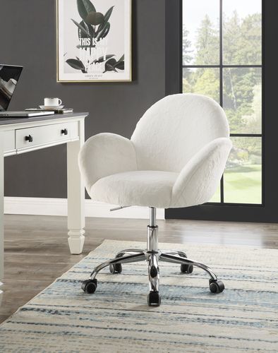 Barrel Office ChairPadded Seat & Back: Lapin Fabric Swivel Seat with Adjustable Lift(360 Degree)5-Star Base with Caster Wheels: Chrome Finish<br/><br/><b>Product Features</b><ul><li>Barrel Office Chair</li><li>Padded Seat & Back: Lapin Fabric</li><li>Swiv