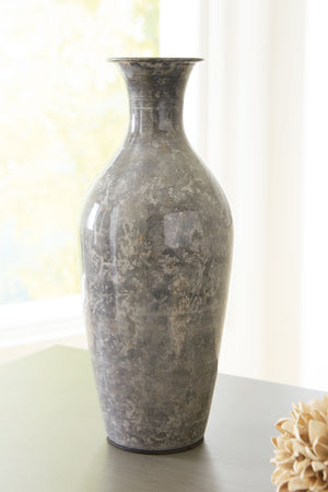 Brockwich - Antique Gray - Vase - 12"