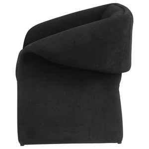 Ramsey - Upholstered Sloped Arm Accent Chair - Black