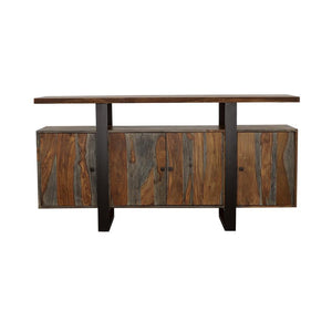  the elongated lines on the front feature a sleek black finish. Variations in hue and in wood grain offer a stunning visual that looks great on its own or when t