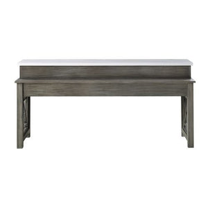  Rectangular Table Marble Top: No Leaf Wooden Leg Rectangular Armless Stool (Backless) Upholstery Seat & Wooden Leg USB Plug Included Table Top Thickness: 32mm N.W. of Table: 155Lbs N.W. of Stool: 15Lbs Foam Density: D20<br/><br/><b>Product F