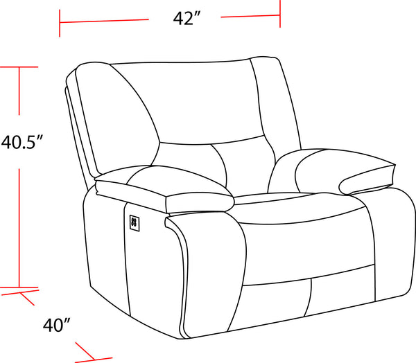 Spartacus - Power Recliner (Set of 2) - Black