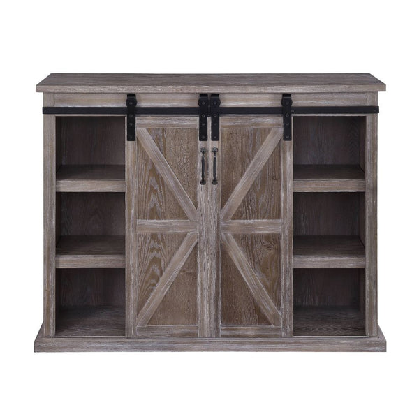  9 Compartments (2+2+2 Wooden Shelves) Max. Recommended TV Size: 48-Inch Flat Panel Back Panel with Pre-Cut Holes for Cord Mgmt (x# Holes) CONSTRUCTION] Wooden Case-Frame: Wood (Pine)