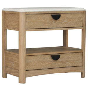 Escape - Bedroom Queen Poster Bed 2 Nightstands And Dresser With Mirror - Glazed Natural Oak