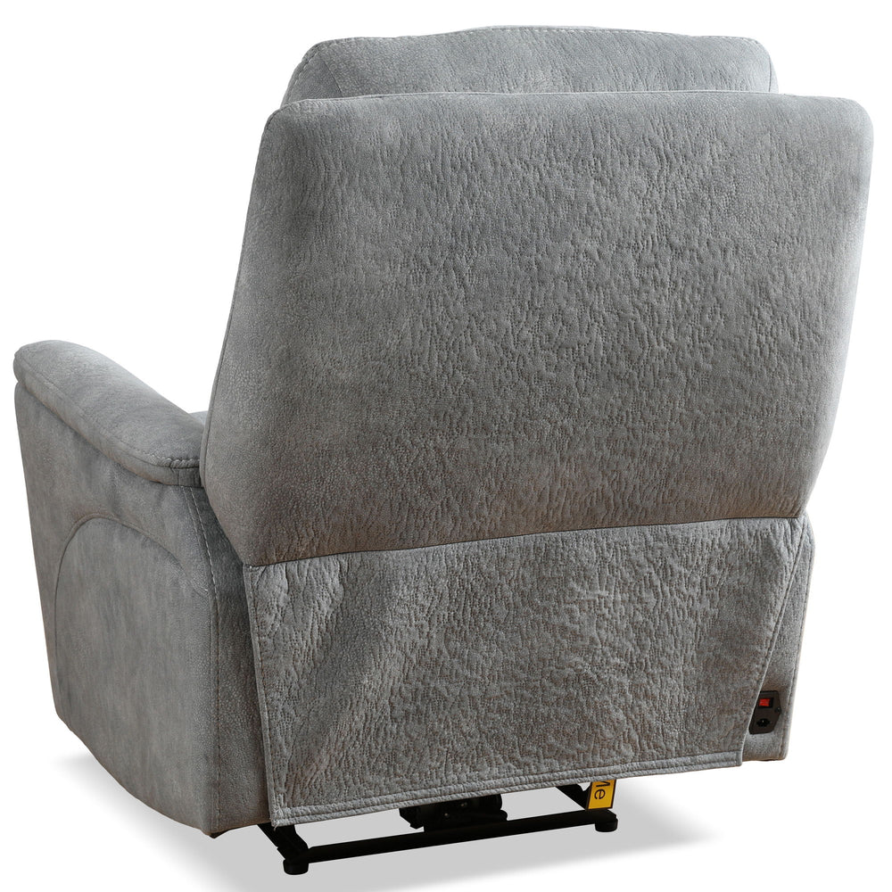 Take a seat and recline in seconds in this smooth and stylish Power Zero Gravity Recliner. The Zero Gravity reclining mechanism allows you to recline to a zero gravity posture, distributing weight and pressure evenly along your body. More than just beauti