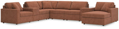 Looking cool and contemporary is great. But when it comes down to it, youâ€™re all about low-maintenance lounging. With the performance fabric on this sectional with chaise, cleaning spills is a breeze. Its customizable modular design caters to your ever-