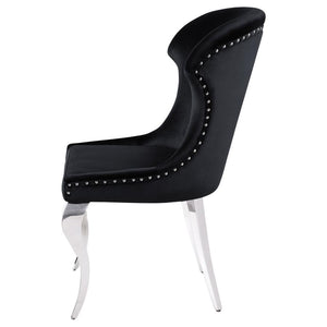Cheyanne - Upholstered Dining Side Chair (Set of 2) - Black
