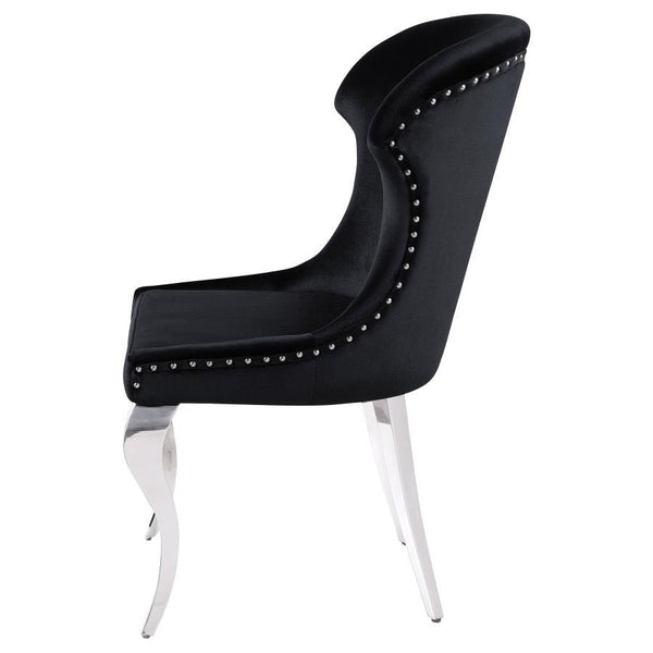Cheyanne - Upholstered Dining Side Chair (Set of 2) - Black