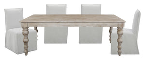  this table boasts a unique aesthetic with natural variations of color