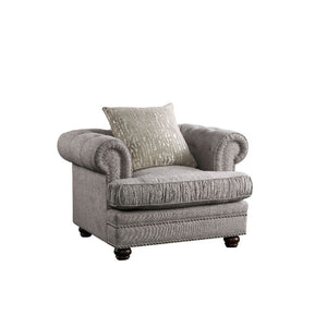  Pillows w/Down Feather Filling â€¢ Tight Back & Loose Seat Cushion (1+1) â€¢â€¢ CONSTRUCTION â€¢â€¢ SEAT: Down Feather & Foam Fill