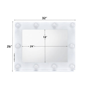 Avery - Accent Mirror - White Finish