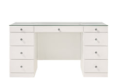 Avery - Vanity Desk/ Mirror - White<h4><b>Avery - Vanity Base - White</b></h4> <table width="100%"><colgroup><col style="width: 30%"> <col style="width: 70%"> </colgroup> <tbody> <tr> <td>Dimensions</td> <td> 57.00"L x 23.25"D x 31.00"H</td> </tr> <tr> <t