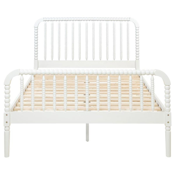 Jones - Wood Full Open Frame Bed - White