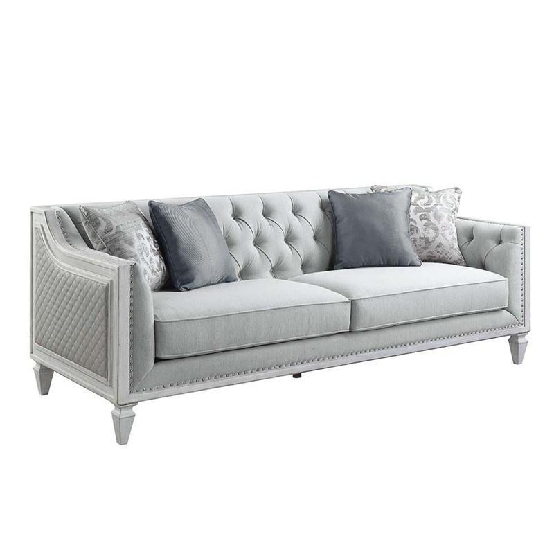 Center your living room around a focal point of classic elegance and incredible textures to produce your ideal home. Featuring a lawson silhouette, this Katia sofa is a statement piece that can change the whole flow of your interior decor, creating an ope