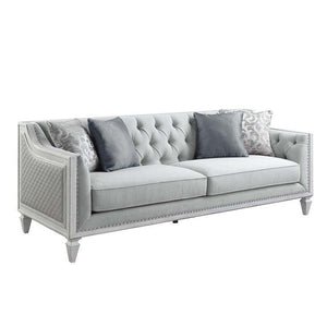 Center your living room around a focal point of classic elegance and incredible textures to produce your ideal home. Featuring a lawson silhouette, this Katia sofa is a statement piece that can change the whole flow of your interior decor, creating an ope