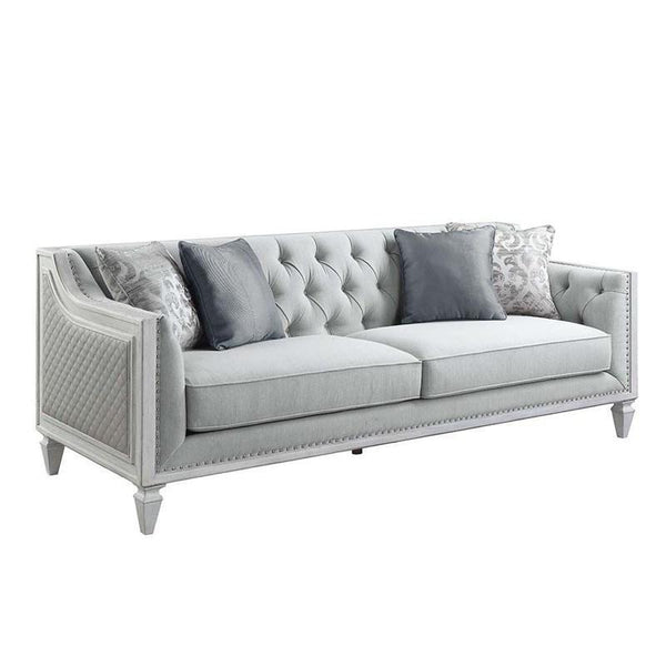 Center your living room around a focal point of classic elegance and incredible textures to produce your ideal home. Featuring a lawson silhouette, this Katia sofa is a statement piece that can change the whole flow of your interior decor, creating an ope