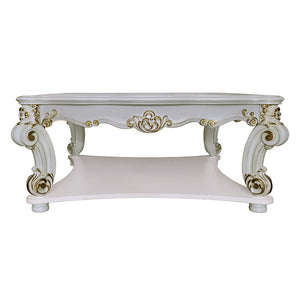  Square Table with Scrolled Leg and Bottom Shelf Top Apron: Scrolled Decor Trim