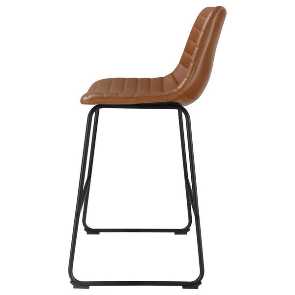 Zuni - Upholstered Counter Height Chair (Set of 2) - Saddle