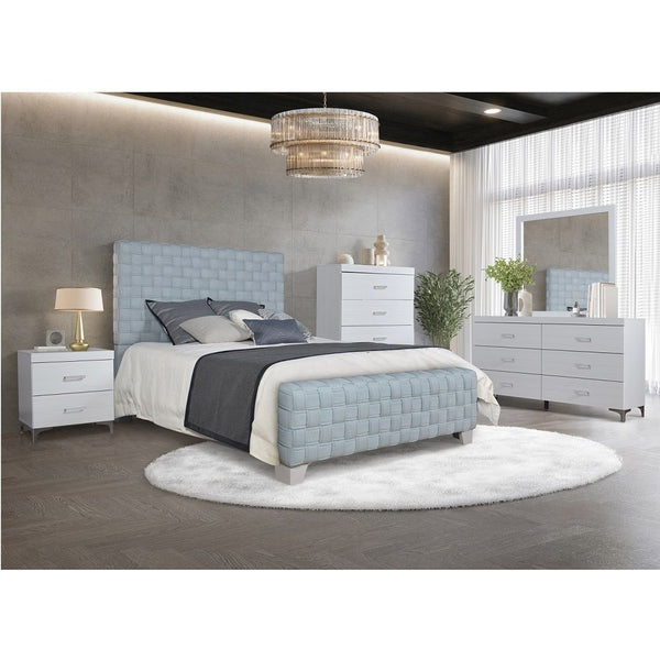 Saree - Queen Bed - Light Teal & Gray