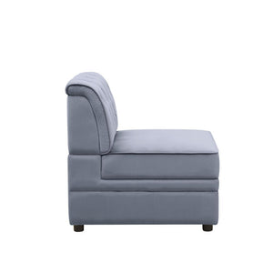  tight back & seat cushion. Also this storage ottoman can be used as a footrest