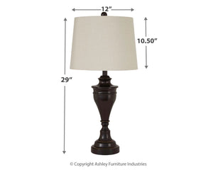Darlita - Bronze Finish - Metal Table Lamp (Set of 2)