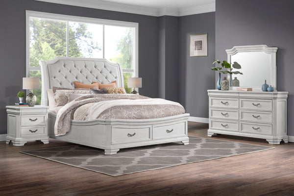  a testament to enduring craftsmanship and timeless style. This set includes a stunning bed