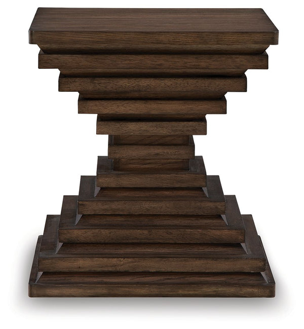  inviting warm brown finish