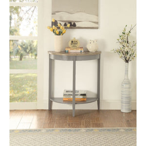 Justino - Accent Table - Gray Oak & Gray