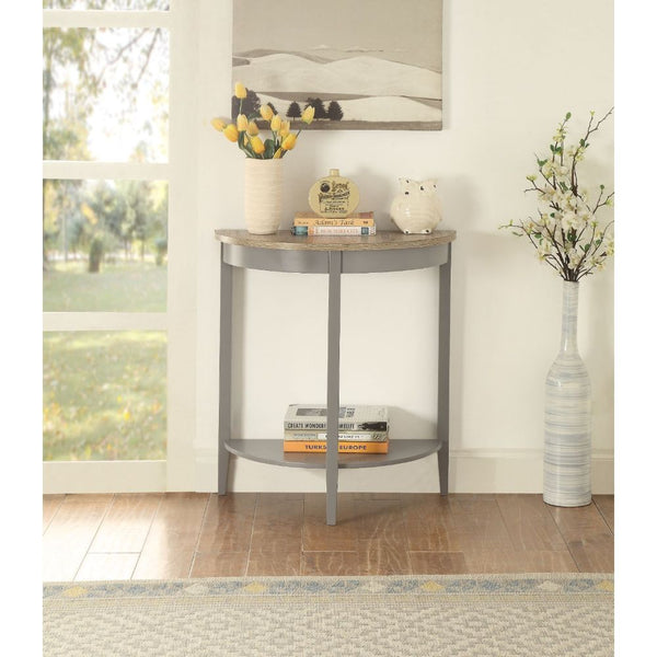 Justino - Accent Table - Gray Oak & Gray