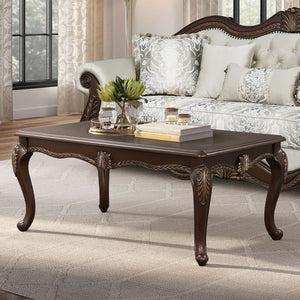 Pierce collection sofa set brings timeless elegance to your living space with its beige fabric and cherry finish. The set includes tight back and loose seat cushions with pocket coil construction for ultimate comfort. A wooden inner frame ensures durabili