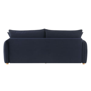 Irina - Sofa With Sleeper - Blue Velvet
