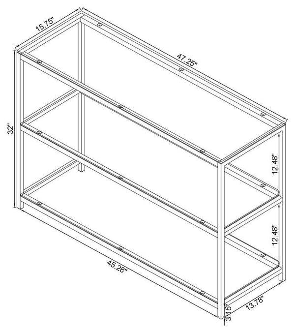  it offers ample storage or display space