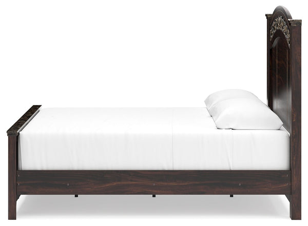 Glosmount - Two-tone - King Poster Bed