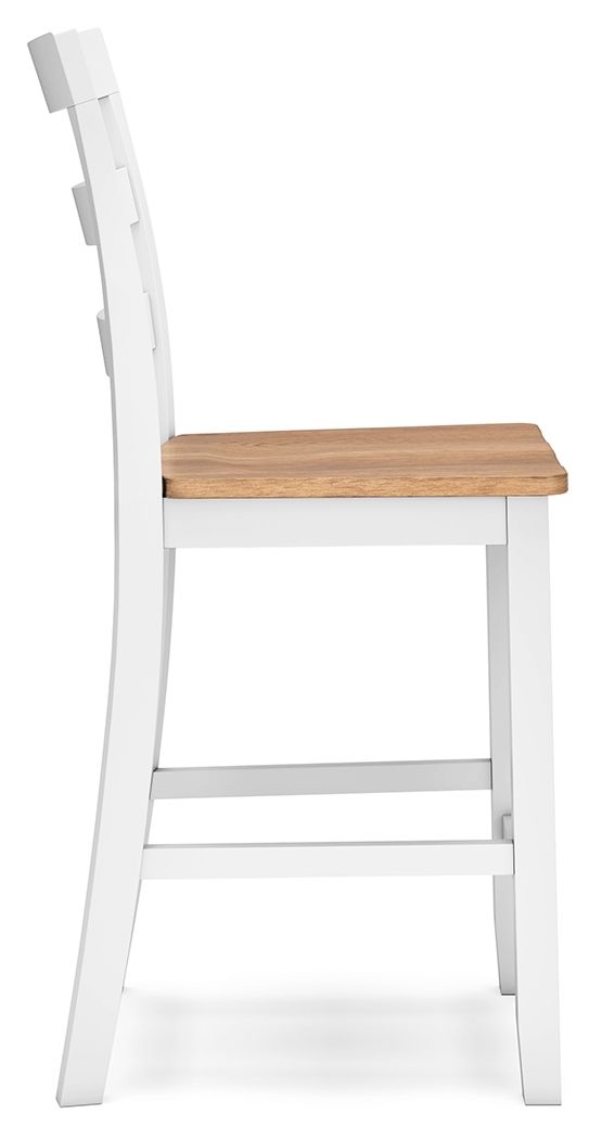 Gesthaven - Natural / White - Barstool (Set of 2)